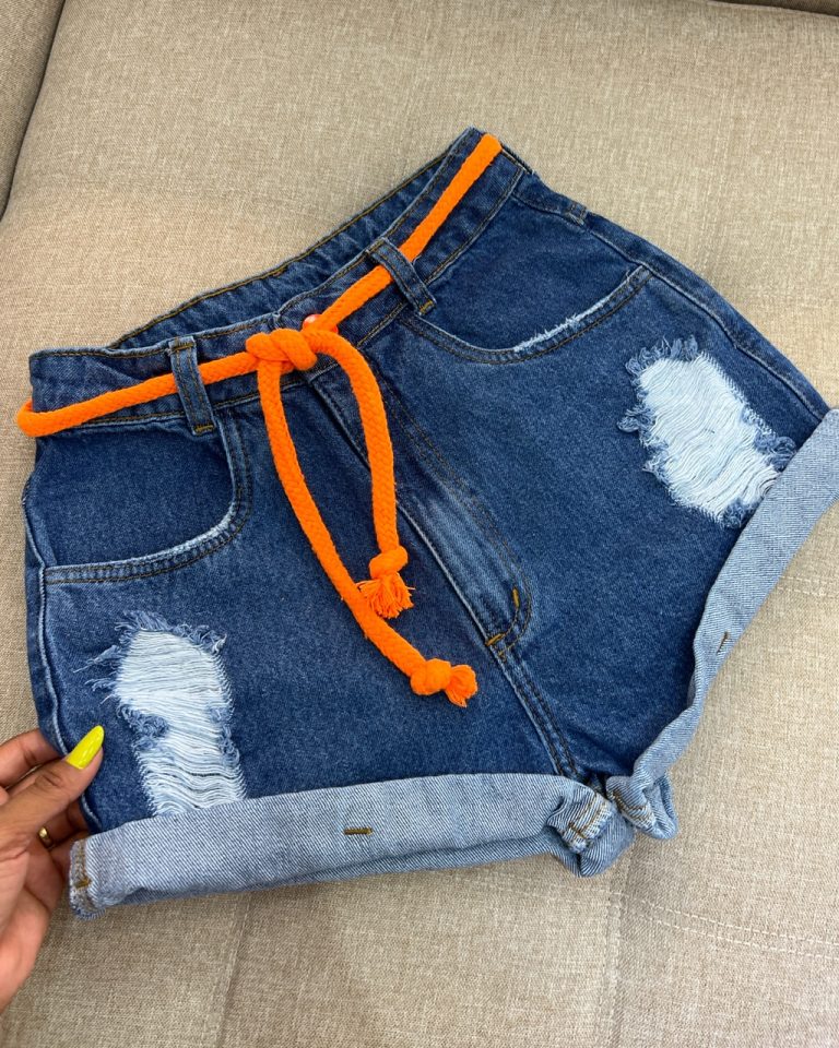 short jeans c/ cinto neon (cópia)