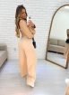 calça pantalona cargo alfaiataria (nude)