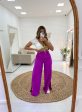 calça pantalona alfaiataria chiara (roxa)