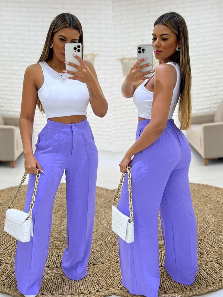 calça pantalona dunas (lilás) (cópia)