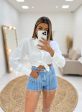 short jeans franja de strass (zoe)