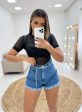 short jeans com cinto basic hyo