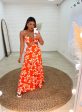 vestido longo yara ( laranja)
