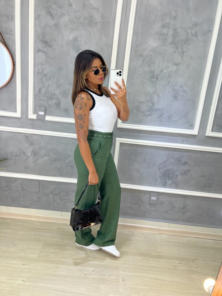 calça pantalona lina (verde musgo) calça pantalona lina (verde musgo)