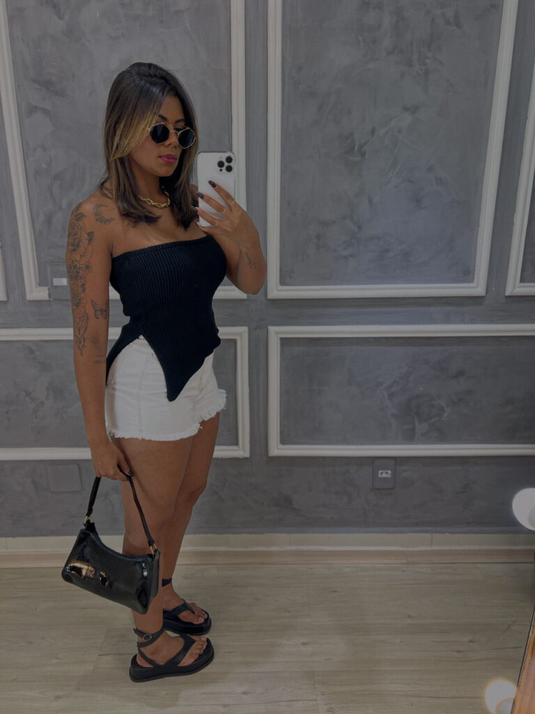 blusa tricô modal assimétrica blusa tricô modal assimétrica