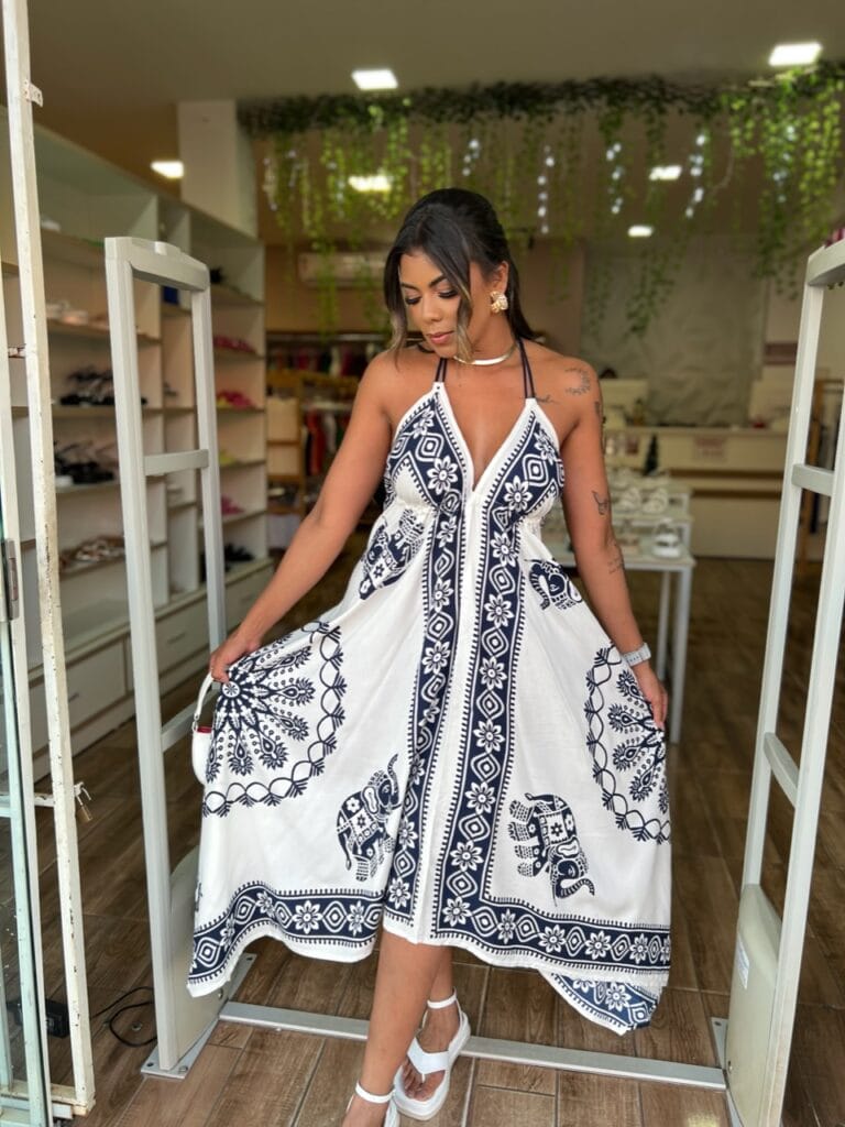 vestido indiano kaly (branco) vestido indiano kaly (branco)