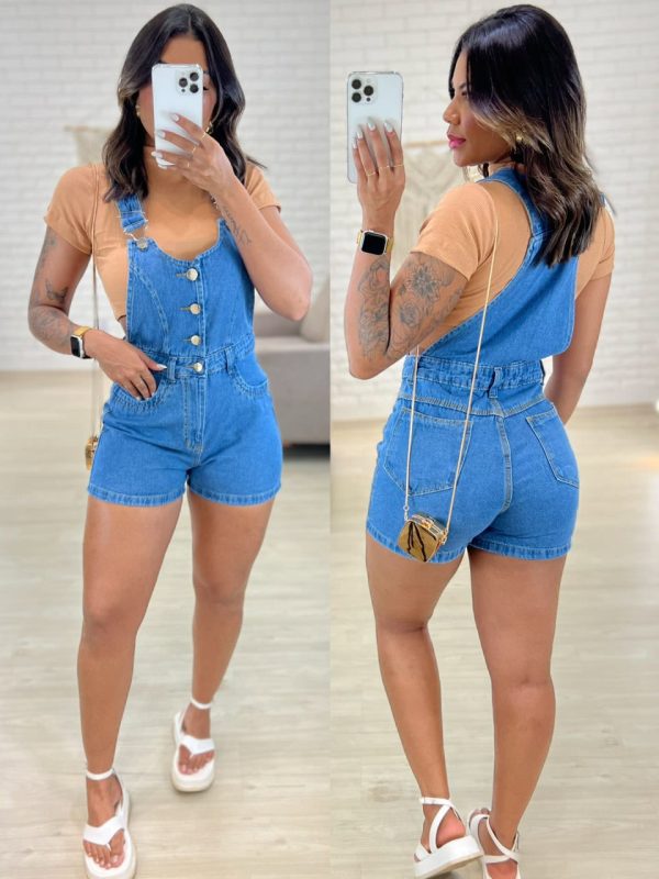 short saia jeans bell