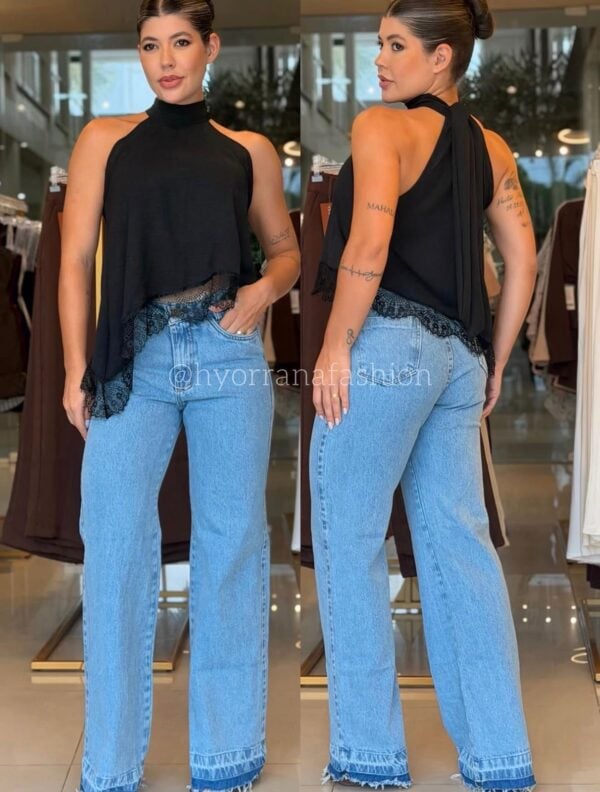 calça pantalona andressa (preta) calça pantalona andressa (preta)
