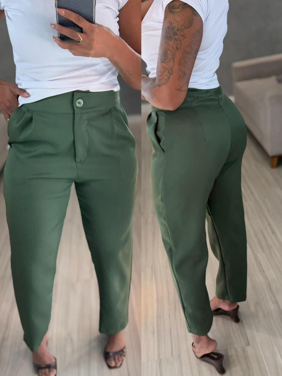 calça jeans flare