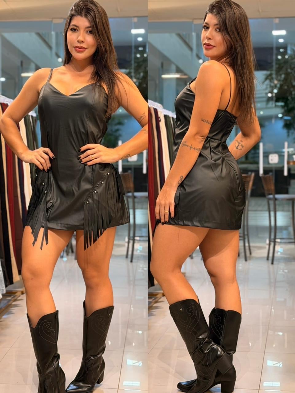 calça jeans flare bordada